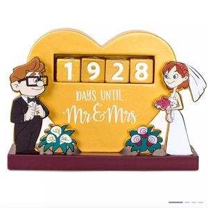 UP Carl and Ellie Disney parks wedding countdown